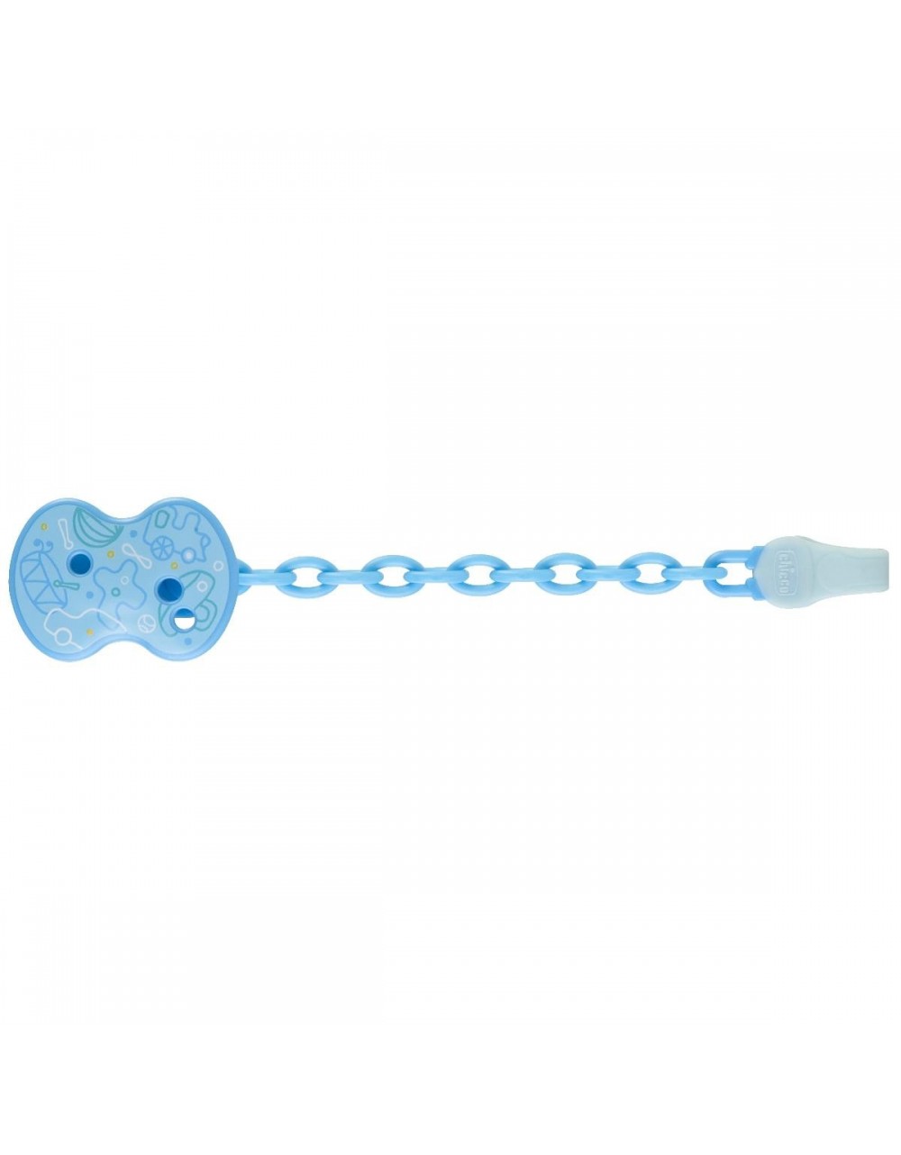 Blue Pacifier Clip