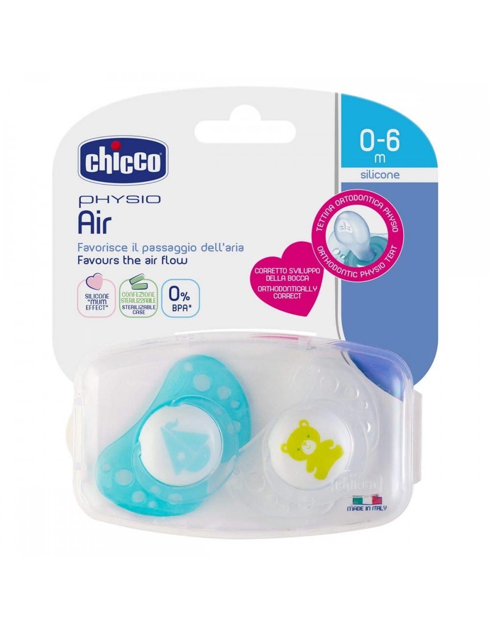 Chicco Physio Air Silicone 0-6 Boat