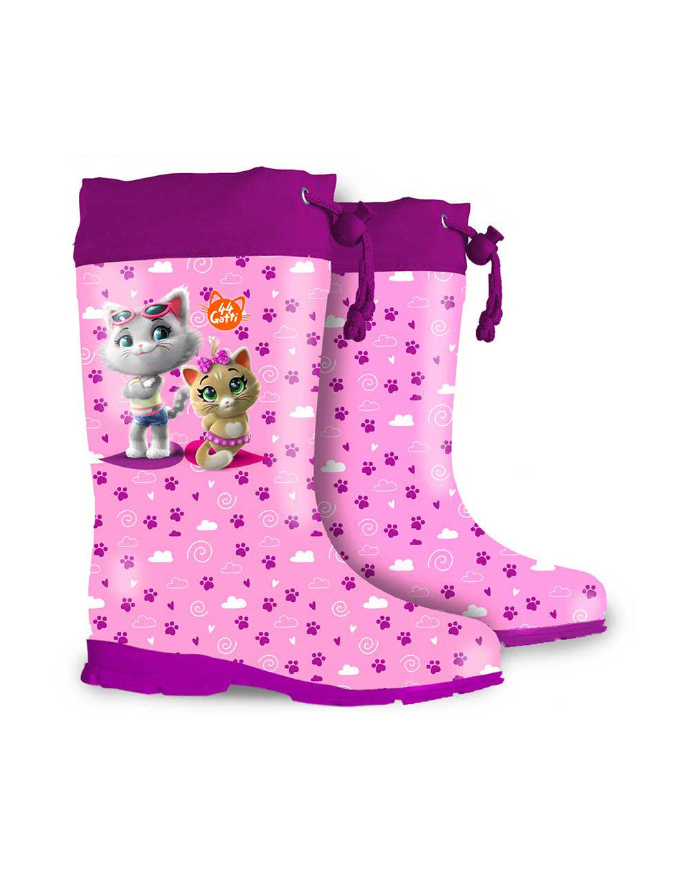 Girls' Galoshes 44 Cats - Size 33/34