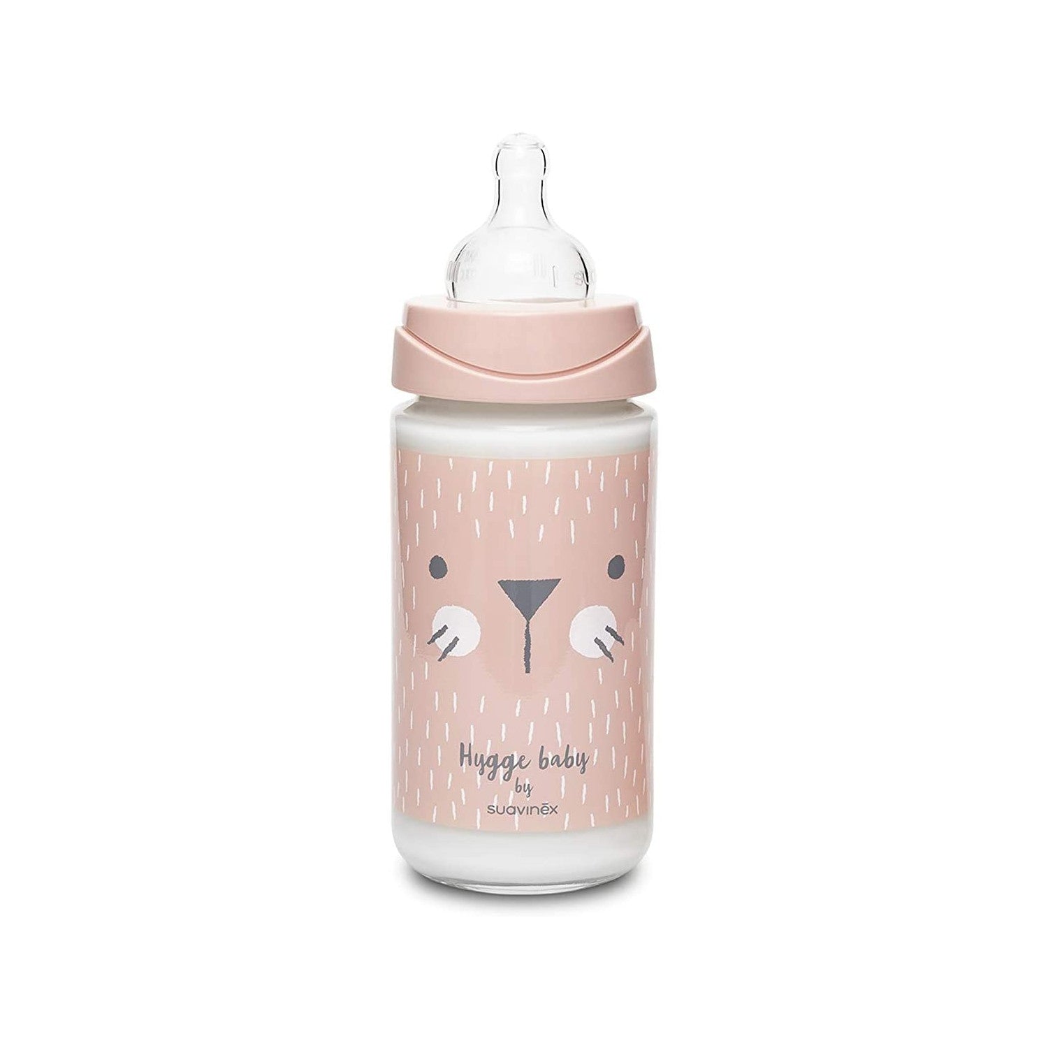 Hygge Baby Rabbit Pink Dots Baby Bottle - 3 Positions 240 ml