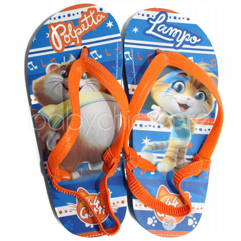 44 Cats Flip Flops for Children - Size 25/26