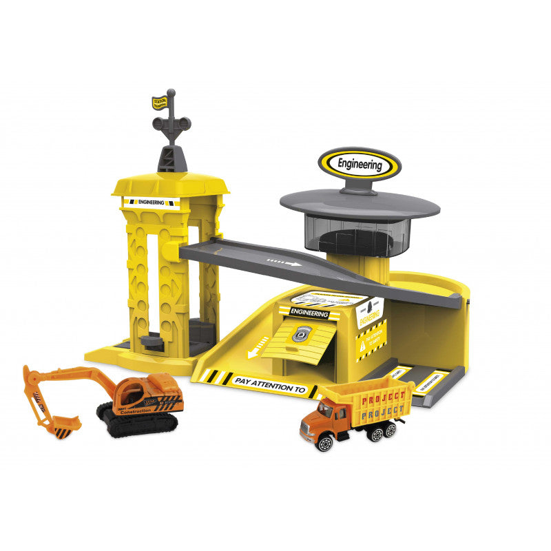 City Playset with 2 Vehicles - Construction Site
