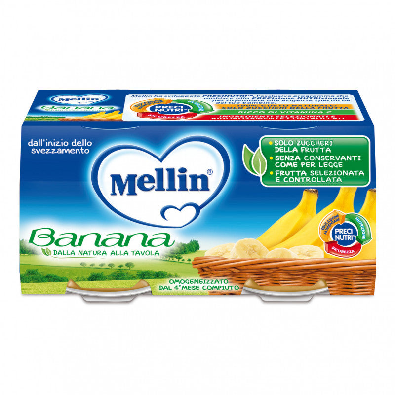 Omogeneizzato Banana Mellin - 2 x 100 g