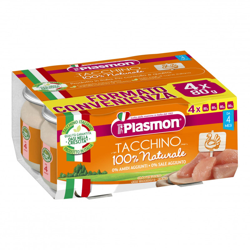 Plasmon Turkey Homogenized Baby Food