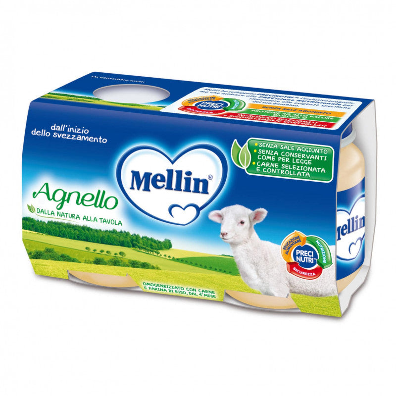 Mellin Lamb Purée - 2 x 120 g