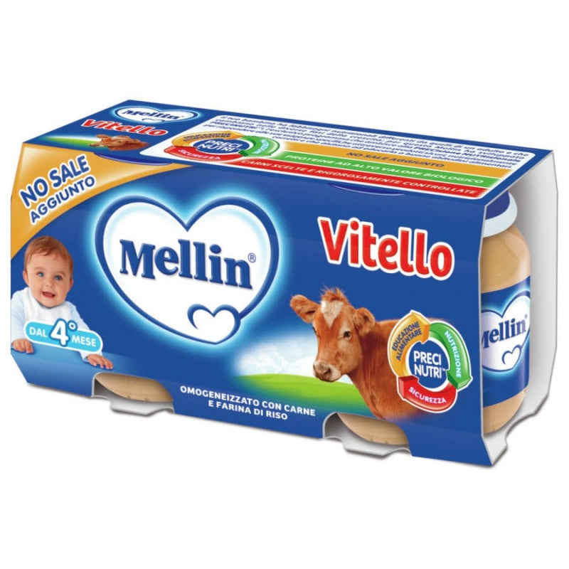 Mellin Veal Purée - 2 x 120 g