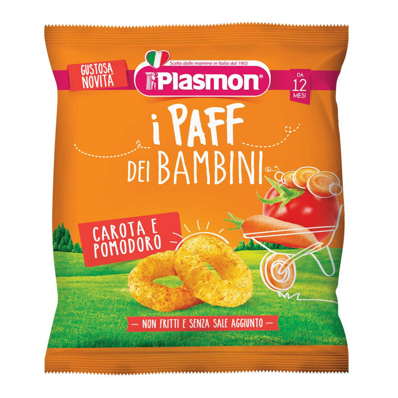 Plasmon Paff for Children - Carrot and tomato