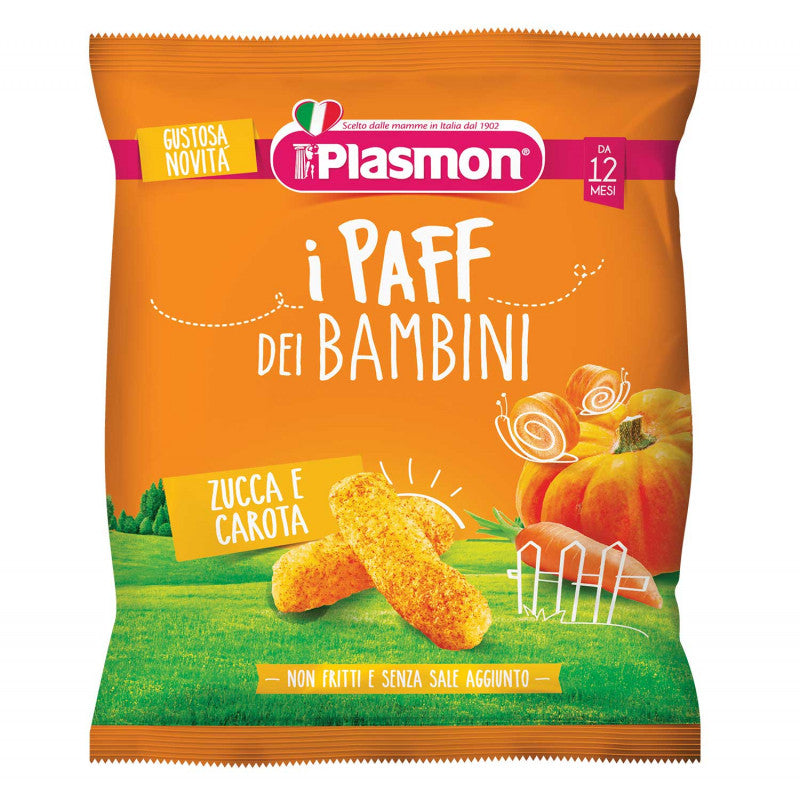 Plasmon Kids Puffs - Pumpkin and Carrot