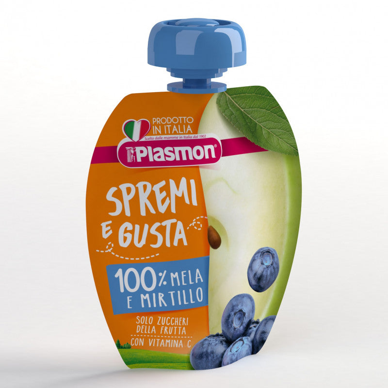 Squeeze and Enjoy Plasmon - Apple and Blueberry