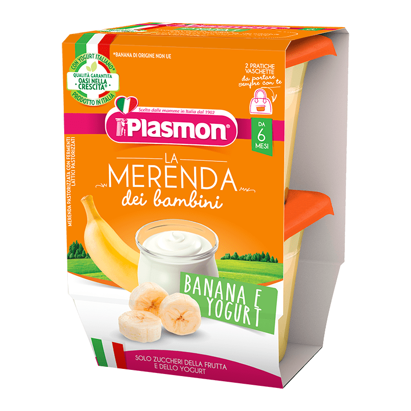 Plasmon Children's Snack - Banana and Yogurt