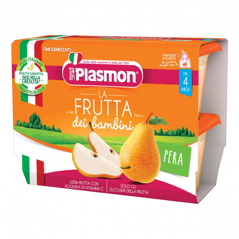 Plasmon Fruit Puree for Babies - Pear
