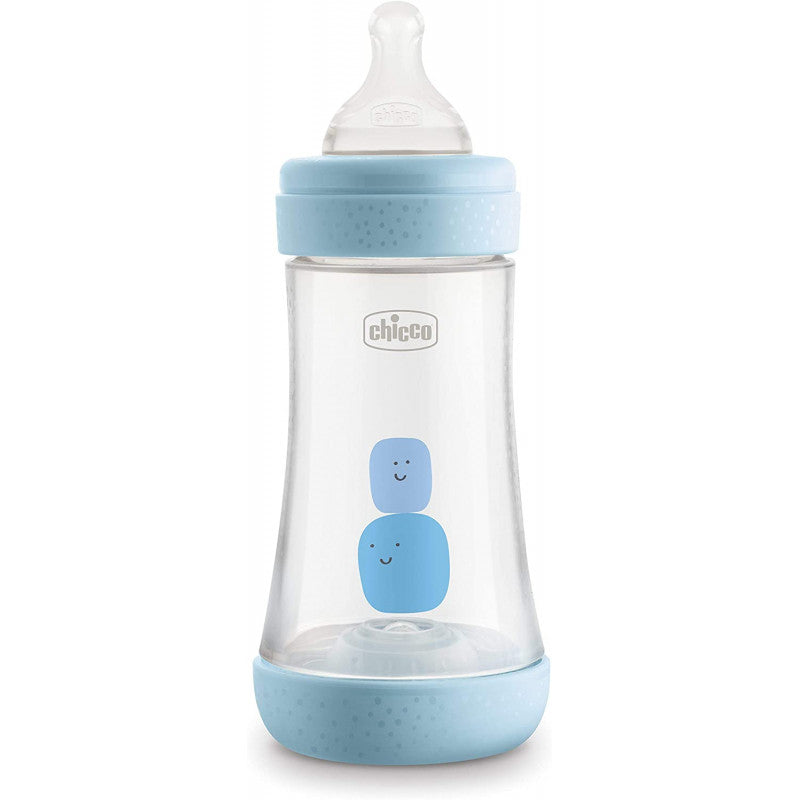 Chicco Perfect 5 Bottle - 240 ml - Light Blue