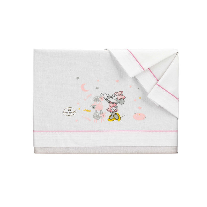 Set Lenzuola per Culla Disney Minnie