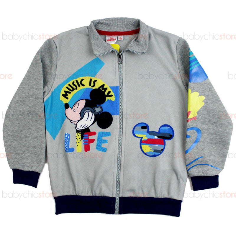 Jogging Set Mickey Mouse - Grigio/Blu - 4 Anni