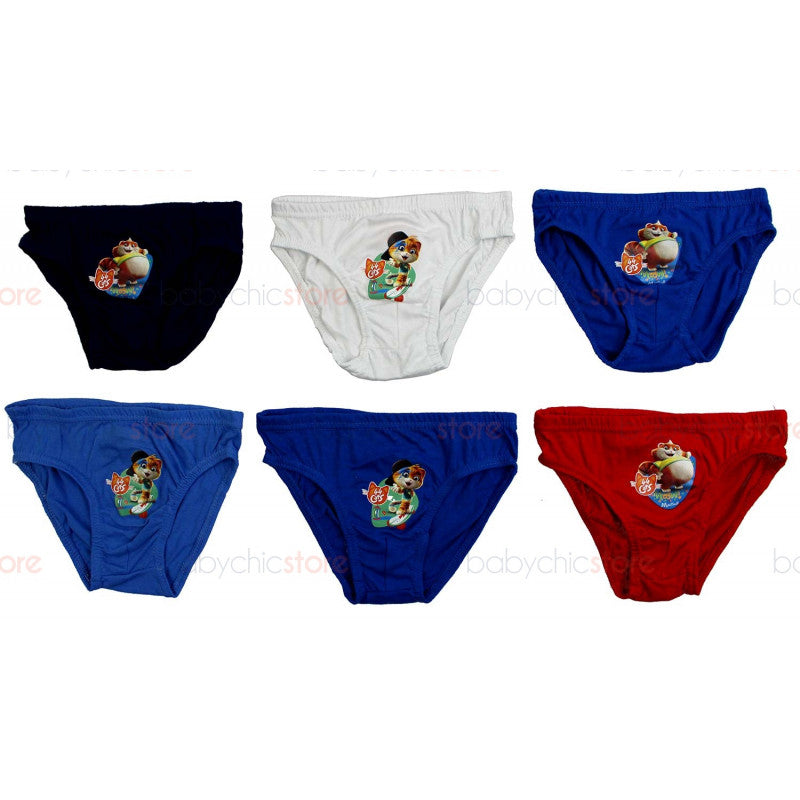 Pack of 6 44 Cats Briefs - 5/6 Years