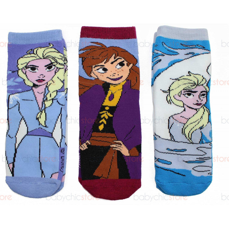 3 Pairs Frozen Non-Slip Socks - 23/26