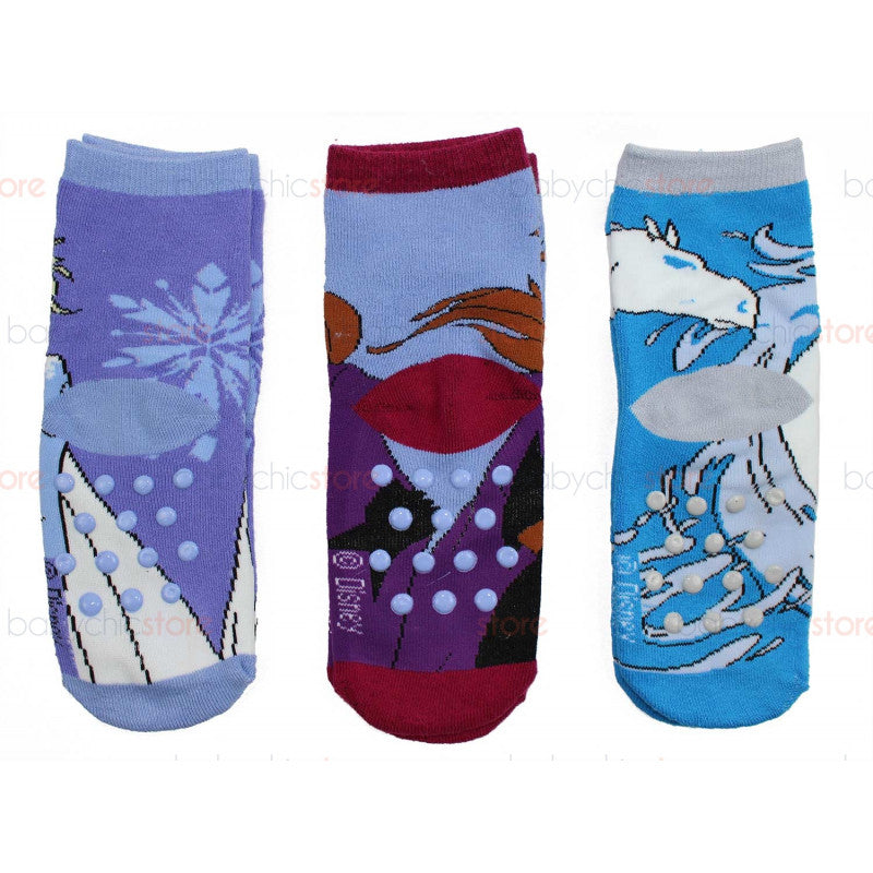 3 Pairs Frozen Non-Slip Socks - 31/34