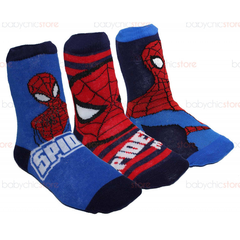 Set 3 Paia di Calzini Spiderman - 31/34