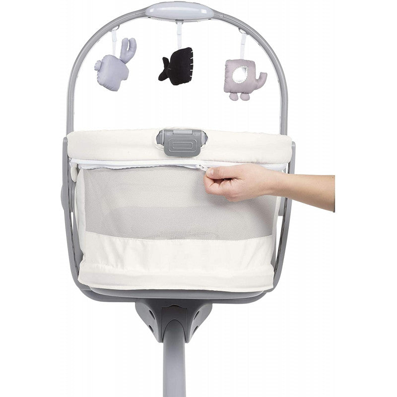Beistellbett Baby Hug Air 4 in 1 White Snow - 4