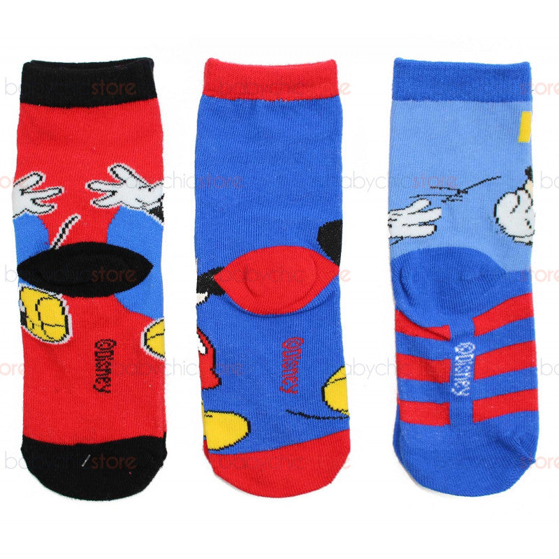 Set 3 Paia di Calzini Mickey Mouse - 23/26