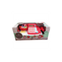 Maisonelle Supermarktkasse mit Scanner