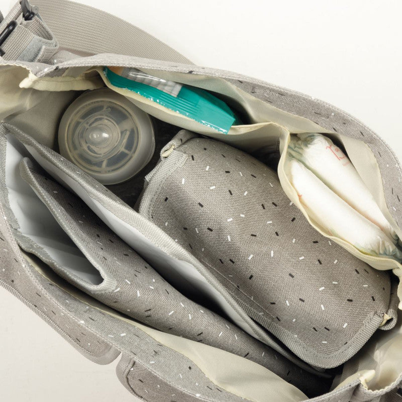 Borsa Fasciatoio Walking Mum Confetti Grigio