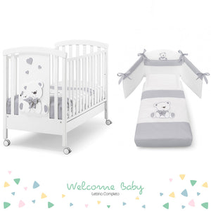 Komplettes Kinderbett Tato Erbesi - Grau