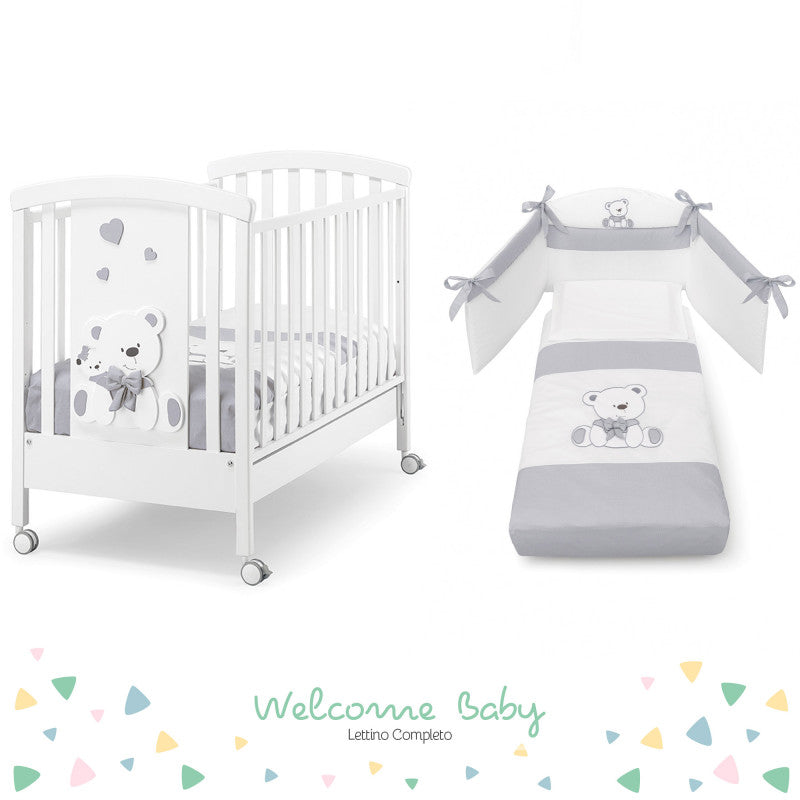 Komplettes Kinderbett Tato Erbesi - Grau