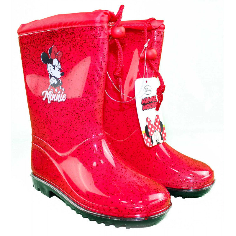 Girls' Minnie Mouse Galoshes - Size 31/32