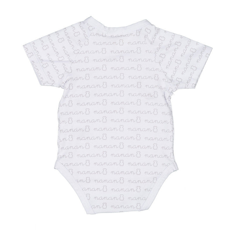 Nanan White Short Sleeve Bodysuit 0-3 Months