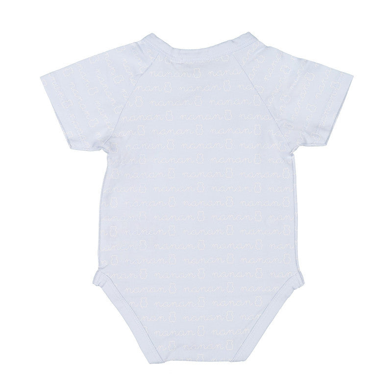 Nanan Light Blue Short-Sleeve Bodysuit 0-6 Months
