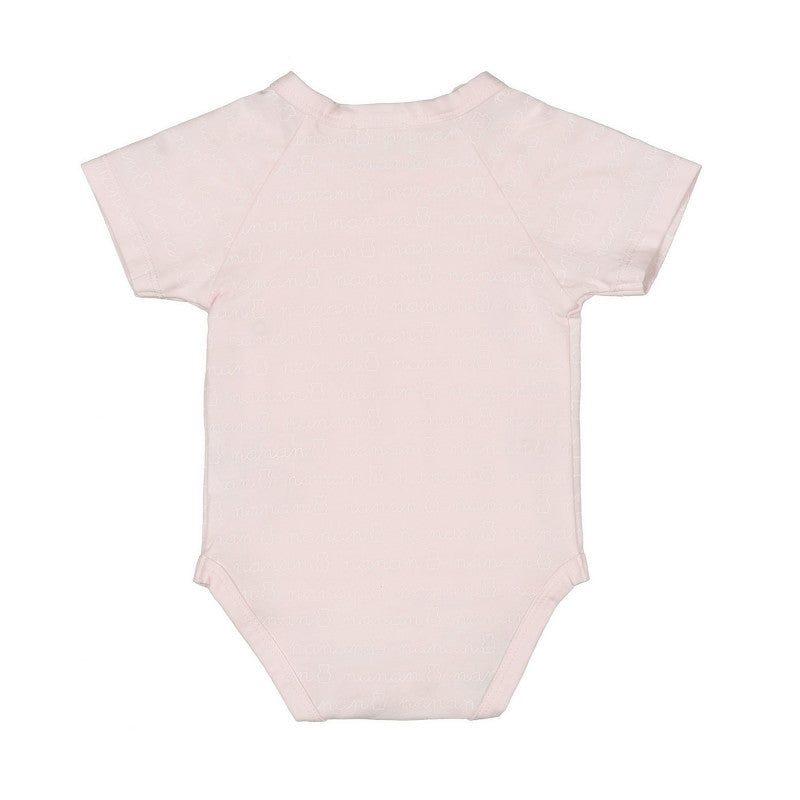Nanan Pink Short Sleeve Bodysuit - 3 Months