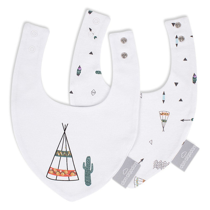 Set of 2 Dakota Bibs - Clip Closure