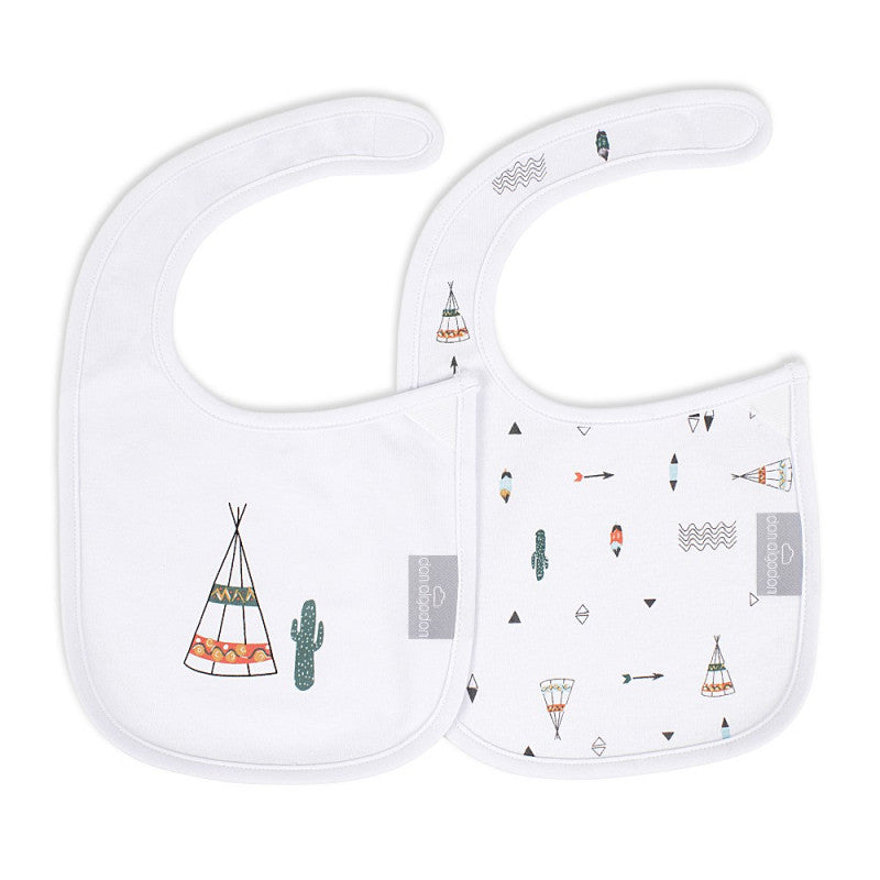Set of 2 Dakota Bibs - Velcro Fastening