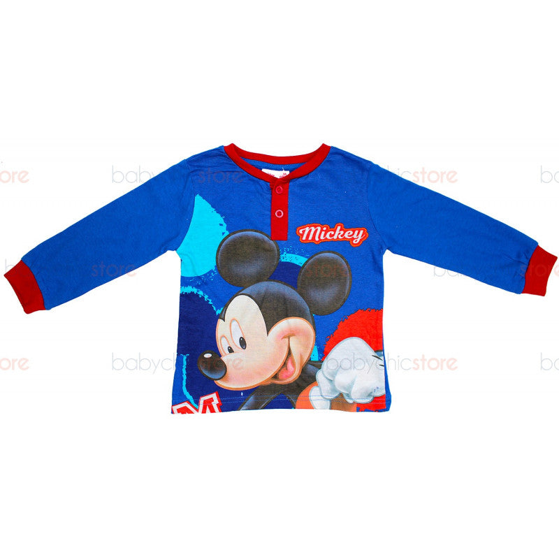 Blue Mickey Mouse Spring/Summer Pyjamas - 2 Years