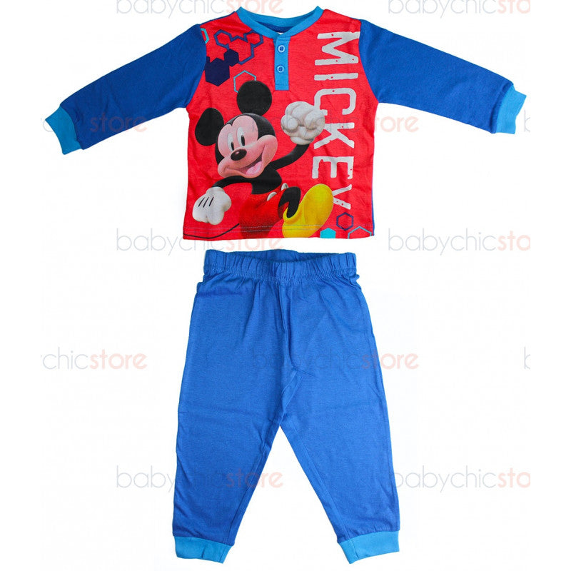 Mickey Mouse Red Spring/Summer Pajamas - 2 Years