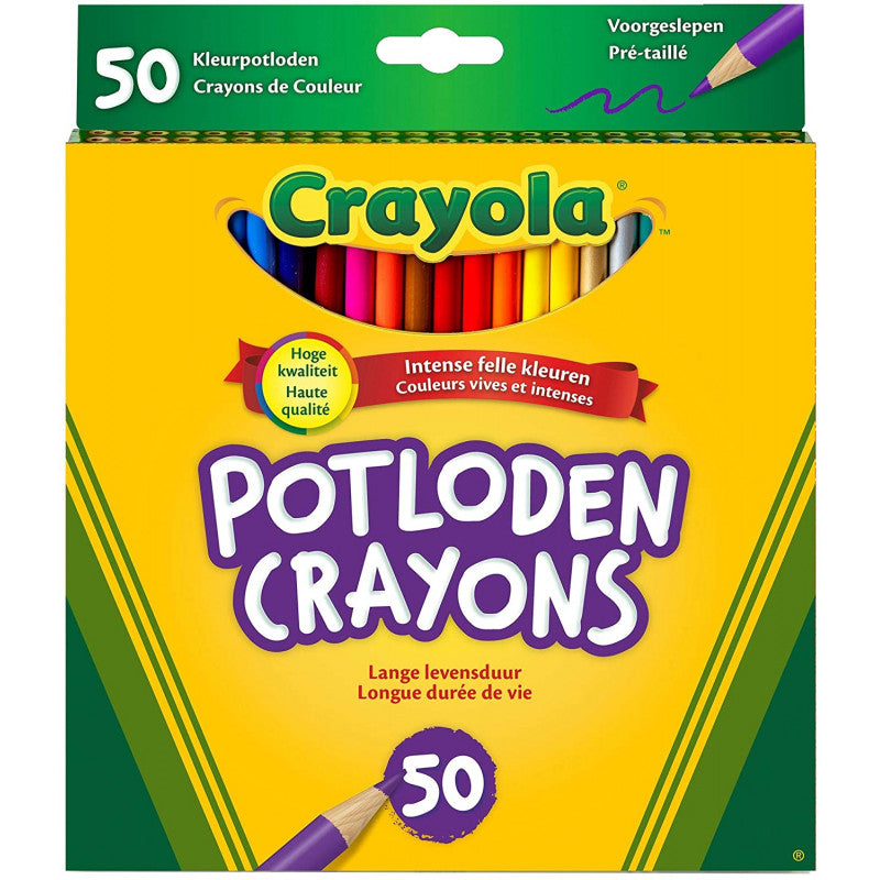 Crayola 50 Coloured Pencils Set
