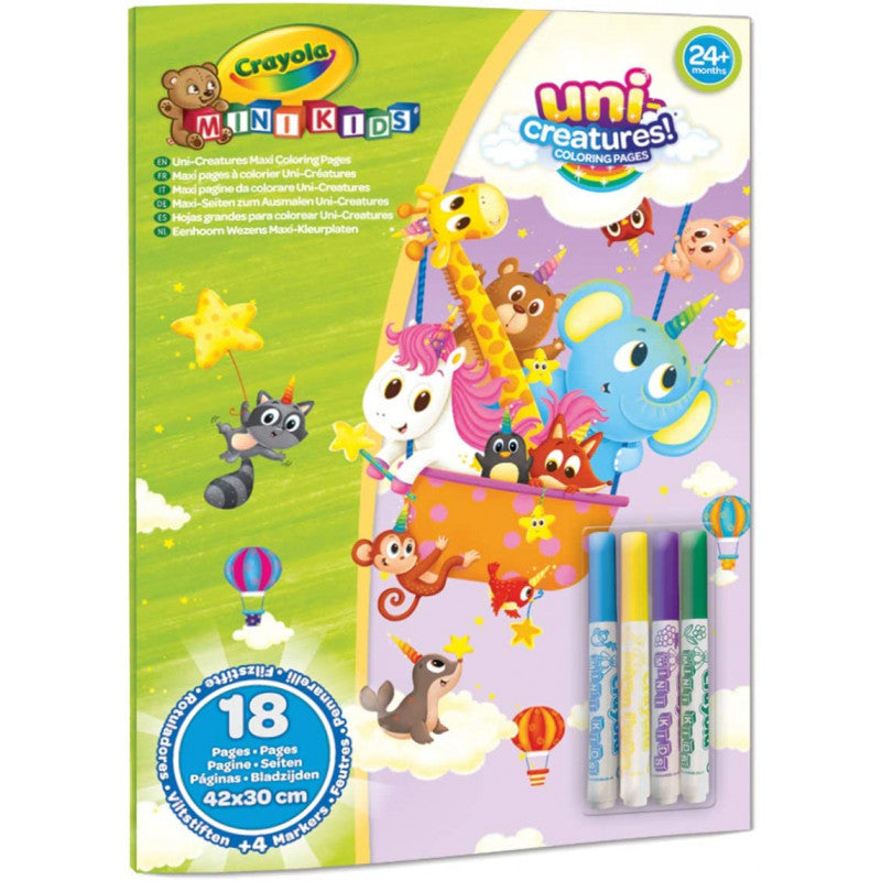Giant Coloring Pages - Uni Creatures