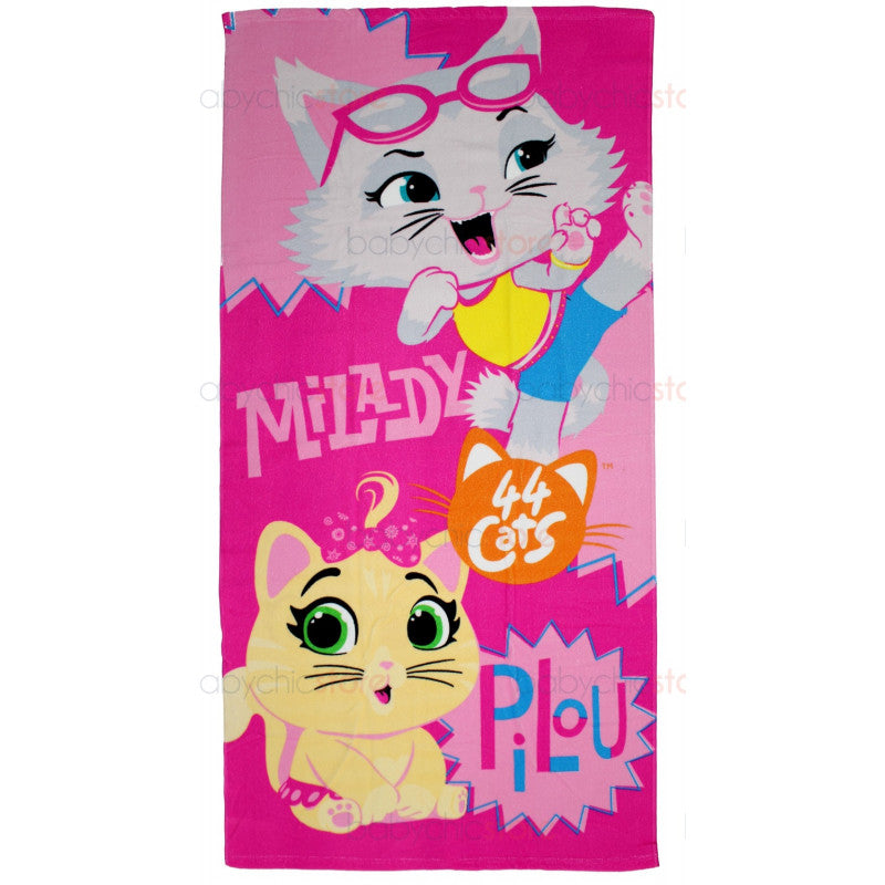 44 Cats Beach Towel - Milady and Pilou