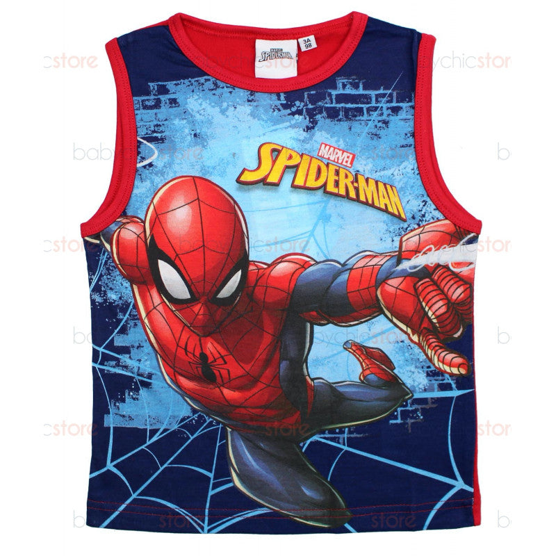 Red Spiderman Tank Top - 8 Years