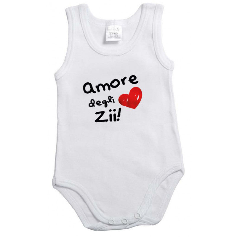 Body Neonato Spalla Larga - Amore degli Zii