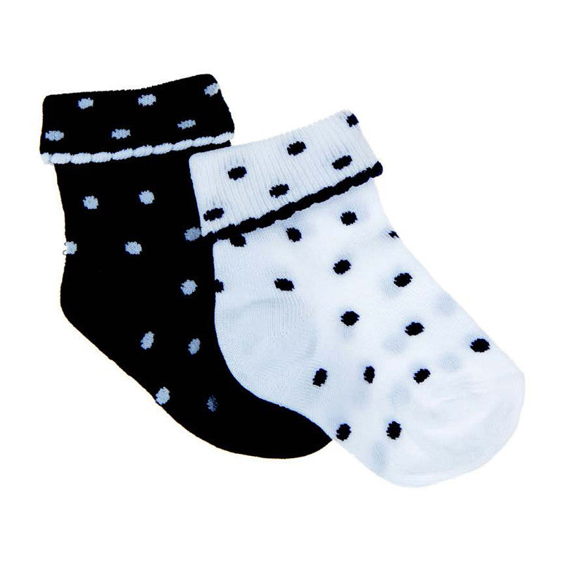 2 Pairs of Turn-Up Socks - 16 - 19