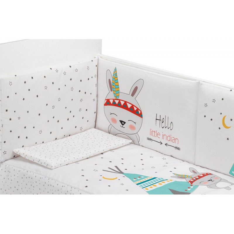 Cot Duvet and Bumper Set - Little Indian