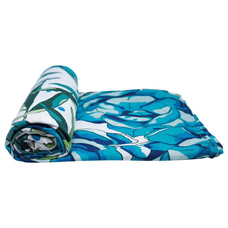 Musseline Tommy Lise Bamboo Azure Blossom