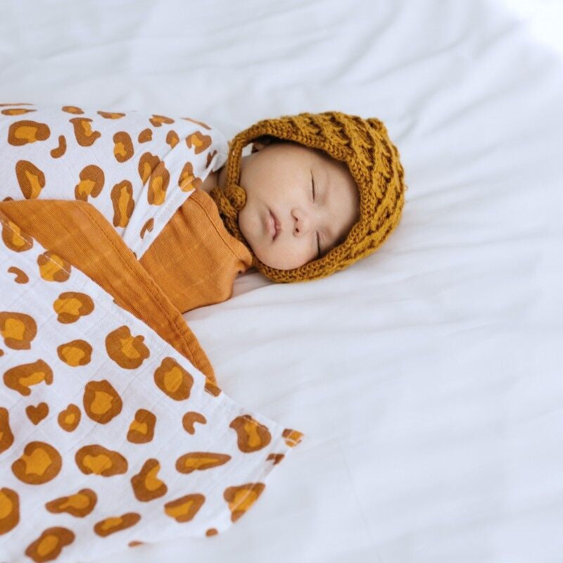 Musseline Tommy Lise White Leopard