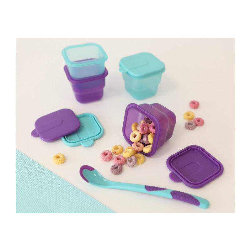 Spoon Set with Jars - Light Blue