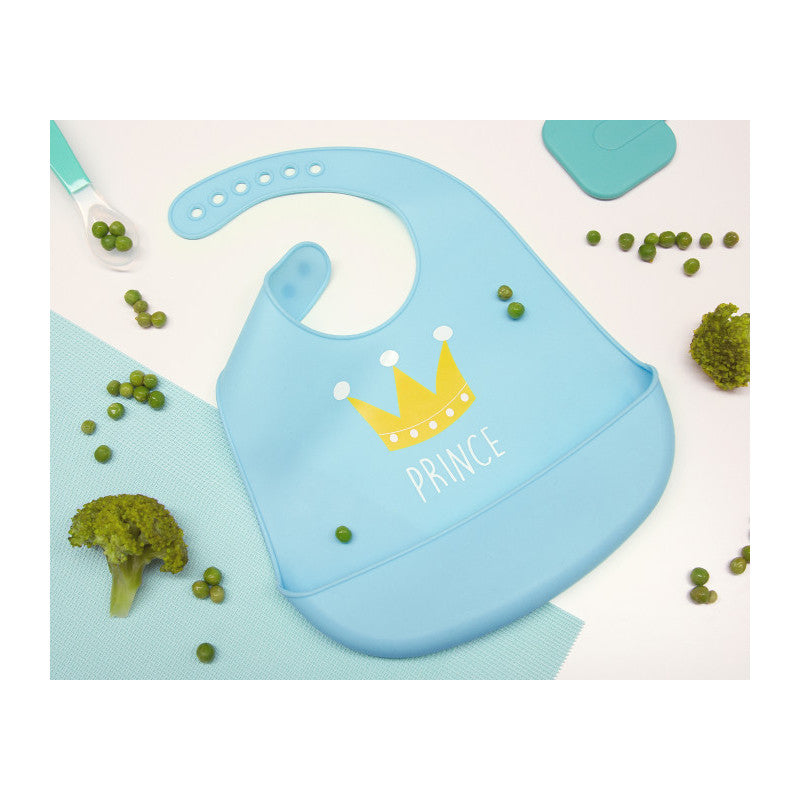 Silicone Bib - Prince