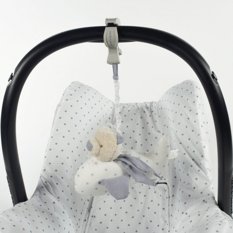 Musical Bear in Airplane - Blue