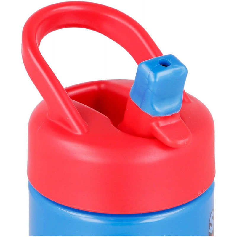 Water Bottle with Straw Mario Bros Grey