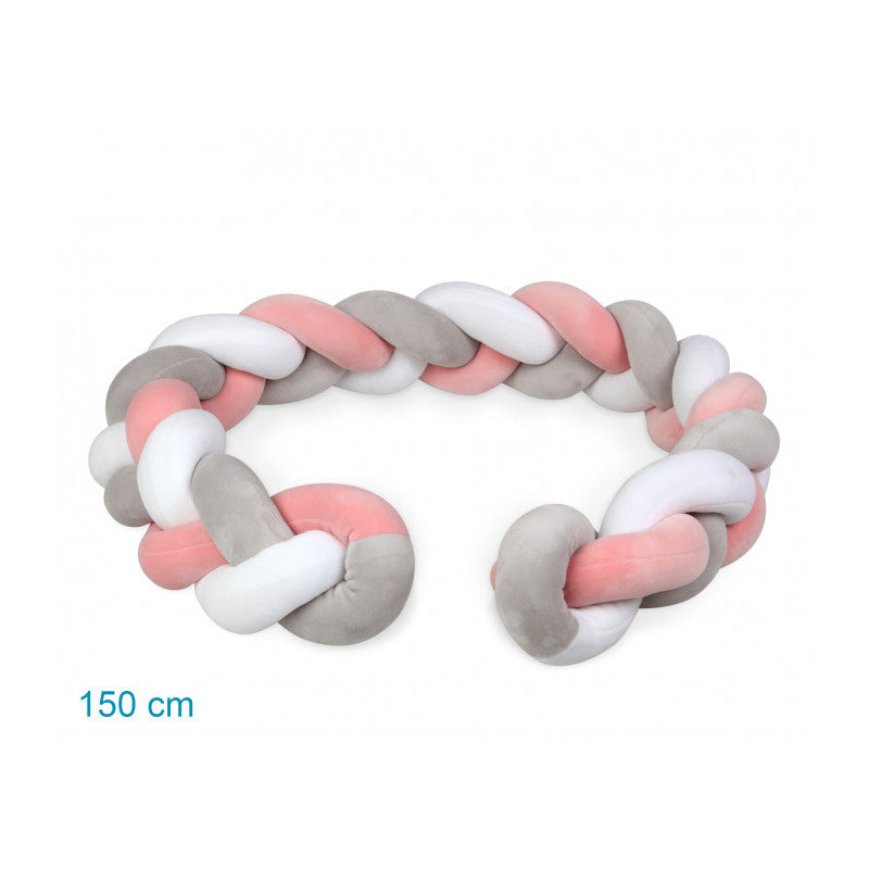 Braid Reducer für Babybett - Pink / Grau - 3